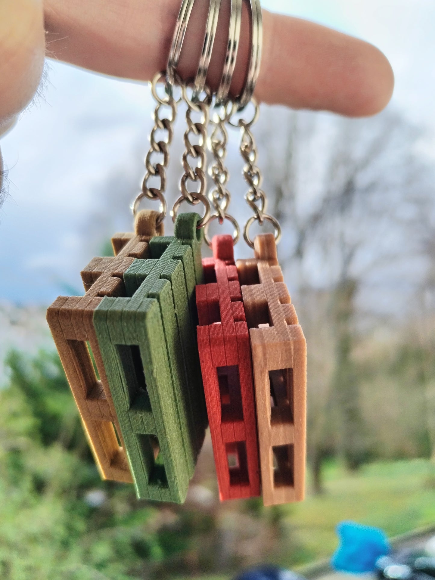 Porte clés palette industrielle